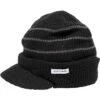 Autumn Visor Beanie -Ski Series aut vis blk fw23