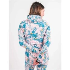 BlackStrap Cloudchaser Hooded Baselayer Top - Women's -Ski Series blk s bl a w t clo floral2