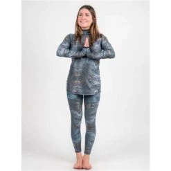 BlackStrap Cloudchaser Hooded Baselayer Top - Women's -Ski Series blk s bl a w t clo geode3