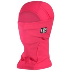 BlackStrap The Hood Balaclava -Ski Series blk s fg a h bright coral