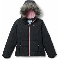 Columbia Katelyn Crest Jacket - Youth -Ski Series columbia katecrest blkpink 2223fw