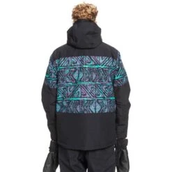 Quiksilver Mission Printed Block Jacket - Men's 9 Quiksilver Mission Printed Block Jacket - Men's -Ski Series eqytj03339 quiksilver w kvj3 frt11