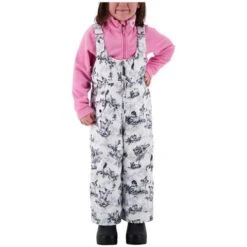 Obermeyer Snoverall Print Pant - Girl's 35 Obermeyer Snoverall Print Pant - Girl's -Ski Series fw21 5503120130 s05 modfrt