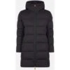 Save The Duck Long Hooded Seal Coat - Women's -Ski Series fw21 seal coat blk
