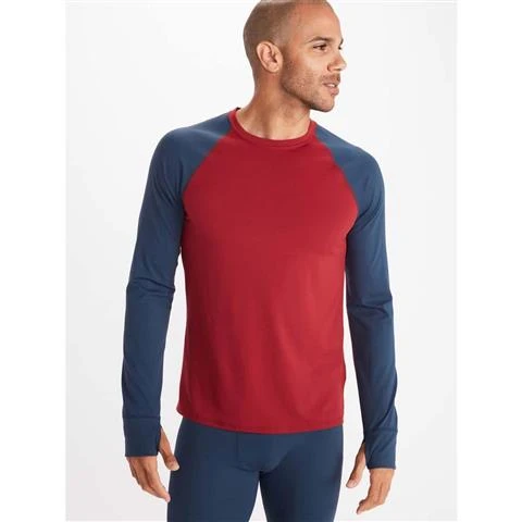 Marmot Baselayer LS Crew - Men's 4 Marmot Baselayer LS Crew - Men's - Image 2