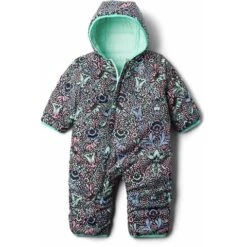 Columbia Powder Lite Reversible Bunting - Infant -Ski Series fw22 1864021 356 a2