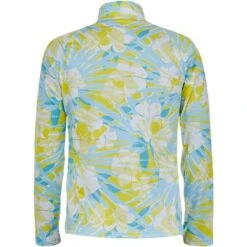 Spyder Surface Zip T-Neck - Girl's -Ski Series fw22 196052 734 b