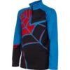 Spyder Web Zip T-Neck - Boy's 2 Spyder Web Zip T-Neck - Boy's -Ski Series fw22 215018 001 c