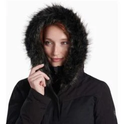 Kuhl Ukon Down Parka - Women's -Ski Series fw22 23 2200 ws ukon down parka blackout detail 5