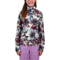 Obermeyer Clara 1/4 Zip Top - Girl's (Teen) 36 Obermeyer Clara 1/4 Zip Top - Girl's (Teen) -Ski Series fw22 3901021176 s01 modfrt
