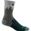 Darn Tough 2 Micro Crew Cushion - Men's -Ski Series fw22 DTV 1974 green