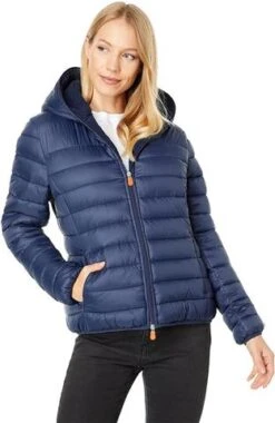Ski Series 16 Save The Duck Gwen Hooded Sherpa Lined Jacket - Women's