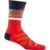 Darn Tough Lillehammer Nordic Boot Lightweight Sock - Men's -Ski Series fw22 dt 8032 red
