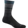 Darn Tough Frequency Crew Lightweight Lifestyle Sock - Men's 1 Darn Tough Frequency Crew Lightweight Lifestyle Sock - Men's -Ski Series fw22 dtv 6036 charcoal