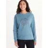 Marmot Mtn Works CN Sweatshirt - Women's -Ski Series fw22 mtn workscn cascadem12020 735 s02