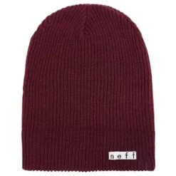 Neff Daily Beanie - Women's -Ski Series fw22 nef nf00001 maroon