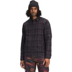 Men The North Face Fort Point Insulated Flannel - NF0A3LZH -Ski Series fw22 nf0a3lzh 2p7 alt1