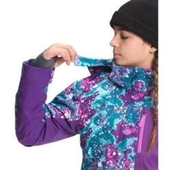 The North Face Freedom Extreme Insulated Jacket - Girl's -Ski Series fw22 nf0a5g95 2g1 modelhood3