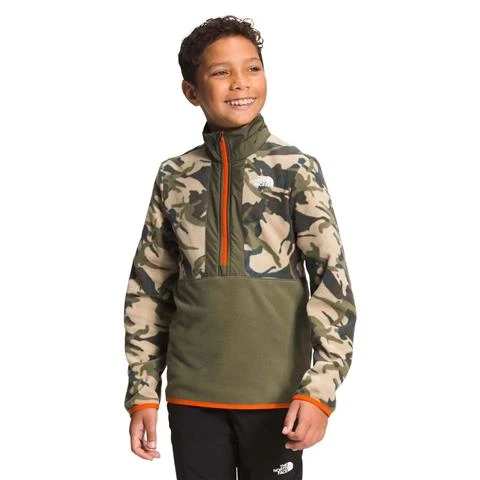 The North Face Printed Glacier 1/4 Zip - Youth 3 The North Face Printed Glacier 1/4 Zip - Youth