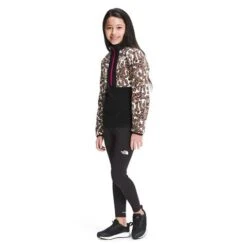 The North Face Printed Glacier 1/4 Zip - Youth 16 The North Face Printed Glacier 1/4 Zip - Youth -Ski Series fw22 nf0a5iyu 2al model34