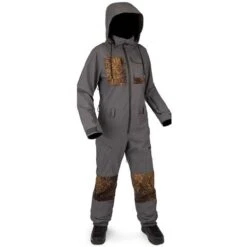 Volcom Romy Snow Suit - Women's -Ski Series fw22 romy snowsuit women drkgrey front