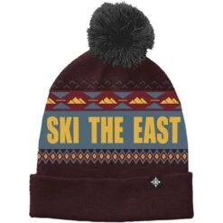 Ski The East Powder Day Pom Beanie - Men's