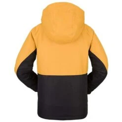 Volcom Vernon Insulated Jacket - Boy's -Ski Series fw22 vernon ins jacket boys resingold back