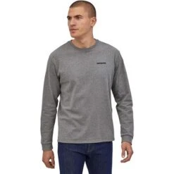 Patagonia L/S P-6 Logo Responsibili-Tee - Men's (38518) 14 Patagonia L/S P-6 Logo Responsibili-Tee - Men's (38518) -Ski Series fw22 wbf20 38518 glh kt1
