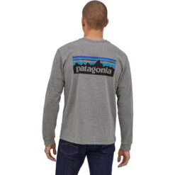 Patagonia L/S P-6 Logo Responsibili-Tee - Men's (38518) 15 Patagonia L/S P-6 Logo Responsibili-Tee - Men's (38518) -Ski Series fw22 wbf20 38518 glh kt2