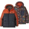 Patagonia Reversible Down Sweater Hoody - Boy's -Ski Series fw22 wbf21 68335 meor