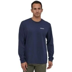 Patagonia L/S P-6 Logo Responsibili-Tee - Men's (38518) 12 Patagonia L/S P-6 Logo Responsibili-Tee - Men's (38518) -Ski Series fw22 wbs20 38518 cny mk1