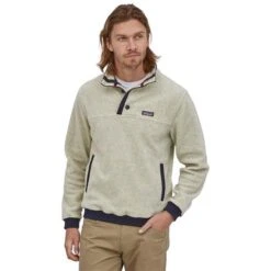 Patagonia Shearling Button P/O - Men's (26140) -Ski Series fw22 wbs21 26140 oat cs1