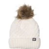 686 Majesty Cable Knit Beanie - Women's - 2022 Model -Ski Series fw22 wmns majesty cable knit beanie m1wbne31 white 0072