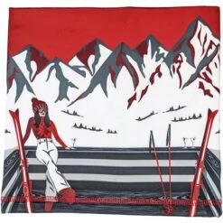 Krimson Klover Illustrated Gaiter - Women's -Ski Series fw23 2032 603 apres racingred gaiter