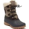 Cougar Cozy Lace-up Winter Boots - Women's -Ski Series fw23 cou cozy blk tpe 1