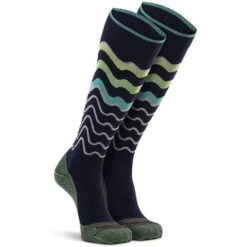 Fox River Mills Freerider Ultra-Lightweight Over-the-Calf Socks - Women's 5 Fox River Mills Freerider Ultra-Lightweight Over-the-Calf Socks - Women's -Ski Series fw23 fox 5540 navy