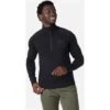 Rossignol Classique Half Zip - Men's - 2023 Model -Ski Series fw23 rossignol classique halfzip black front