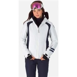 Rossignol Controle Jacket - Women's 11 Rossignol Controle Jacket - Women's -Ski Series fw23 rossignol controle jacket womens white front person