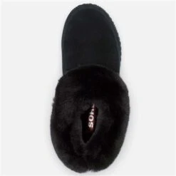 Sorel Go - Coffee Run Slipper - Women's -Ski Series fw23 sor 1915801 blk sea slt 3