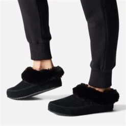 Sorel Go - Coffee Run Slipper - Women's -Ski Series fw23 sor 1915801 blk sea slt 5