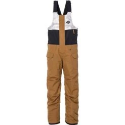 686 Frontier Insulated Bib - Boy's -Ski Series fw23 686 boysfrontierinsulatedbib breencolorblock 1