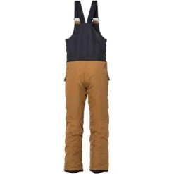 686 Frontier Insulated Bib - Boy's -Ski Series fw23 686 boysfrontierinsulatedbib breencolorblock 2