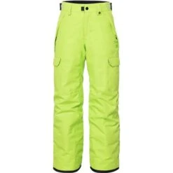 686 Infinity Cargo Insulated Pants - Boy's -Ski Series fw23 686 boysinfinitycargoinsulatedpant greenflash 1