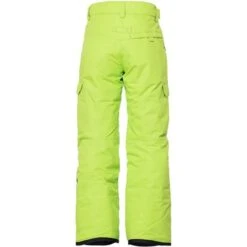 686 Infinity Cargo Insulated Pants - Boy's -Ski Series fw23 686 boysinfinitycargoinsulatedpant greenflash 2