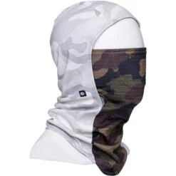 686 Deluxe Hinge Balaclava - Men's -Ski Series fw23 686 deluxehingebalaclava whitecamocolorblock