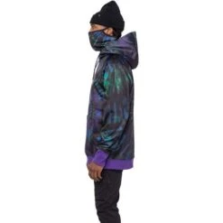 686 Bonded Fleece Pullover Hoody - Men's -Ski Series fw23 686 mensbondedfleecepulloverhoody gratefuldeadtiedye 2