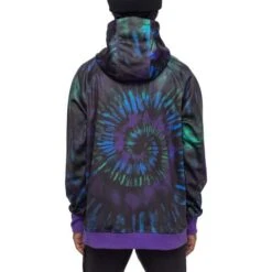 686 Bonded Fleece Pullover Hoody - Men's -Ski Series fw23 686 mensbondedfleecepulloverhoody gratefuldeadtiedye 3