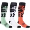 686 Compton Sock 3 Pack - Men's -Ski Series fw23 686 menscomptonsock3pack assorted