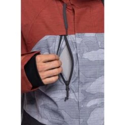 686 GEO Insulated Jacket - Men's -Ski Series fw23 686 mensgeoinsulatedjacket brickredcolorblock 11