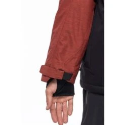 686 GEO Insulated Jacket - Men's -Ski Series fw23 686 mensgeoinsulatedjacket brickredcolorblock 13